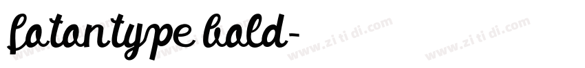 fotontype bold字体转换 fotontype bold字体转换